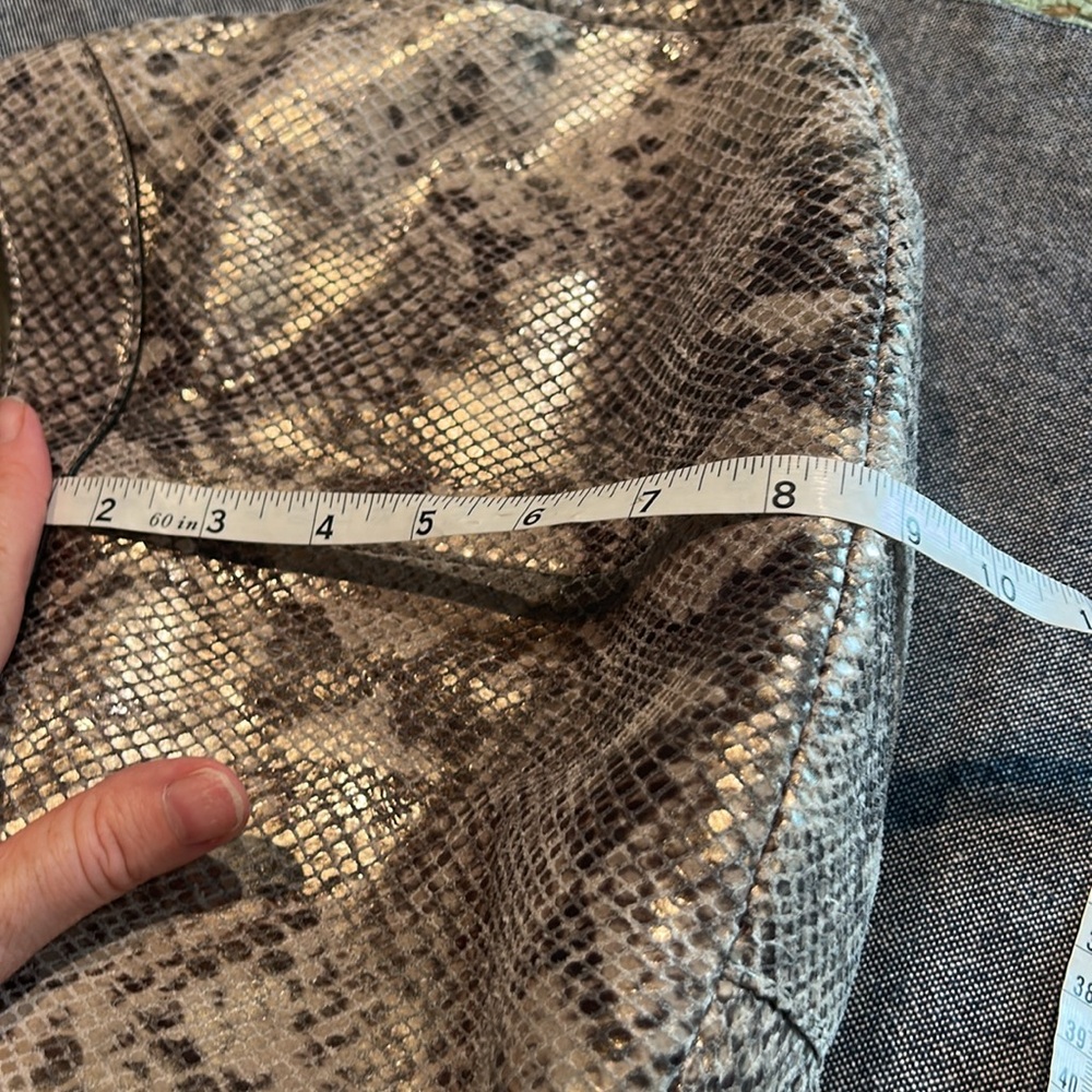 Coach Python Embossed Leather Shoulder Bag Style … - image 7